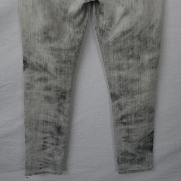 Citizens of Humanity Rocket Crop High Rose Skinny Jeans Distressed Bleached 30 - Picture 6 of 10